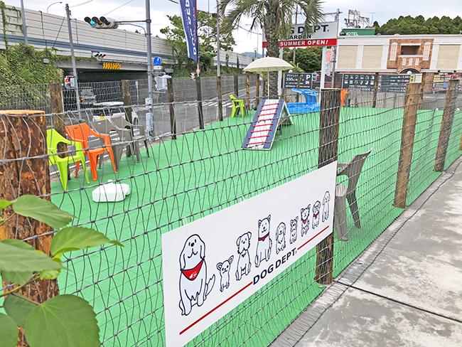 DOG DEPT GARDEN 御殿場店　ドッグラン